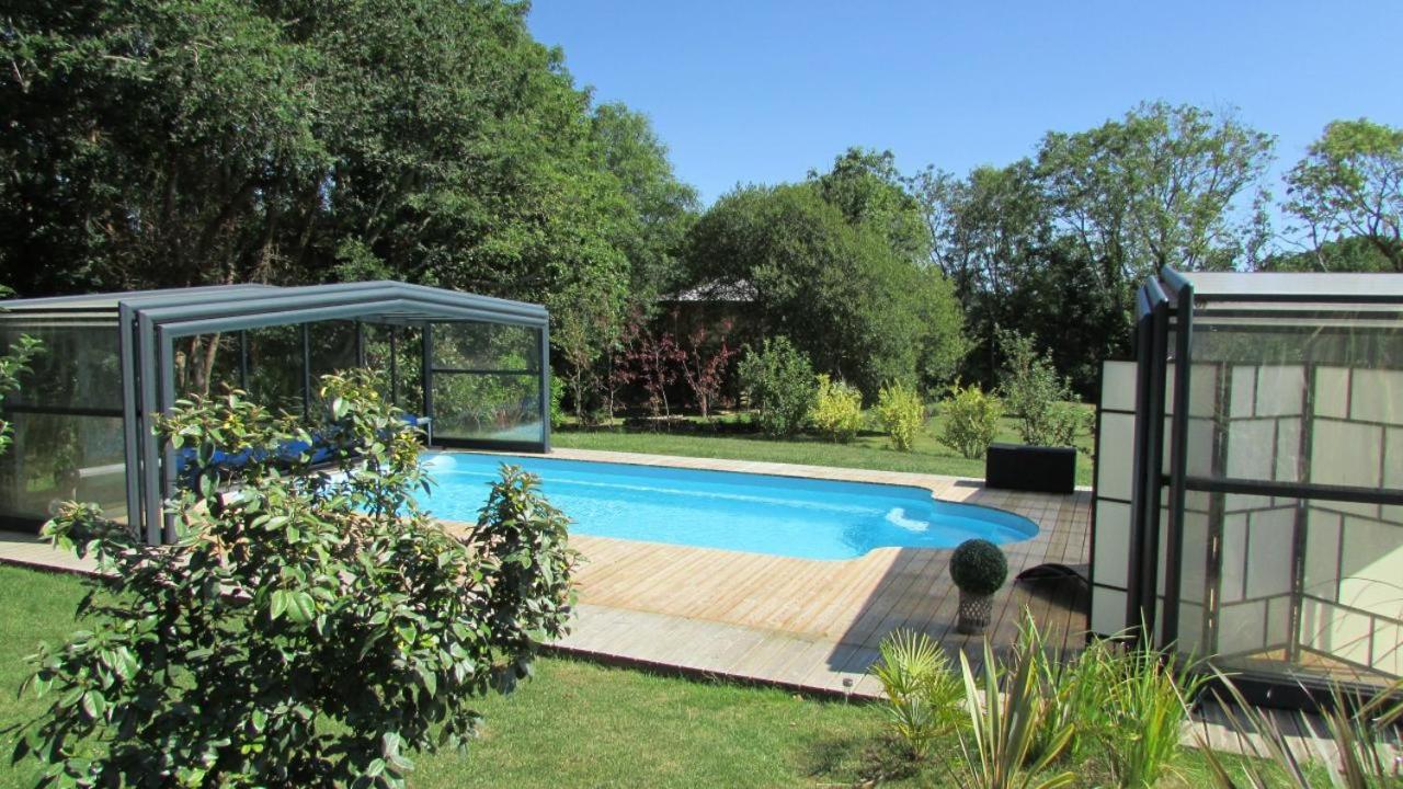 Chalet Des Fees - Piscine Crozon Exterior foto