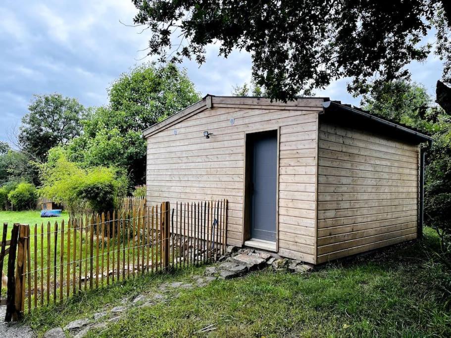 Chalet Des Fees - Piscine Crozon Exterior foto